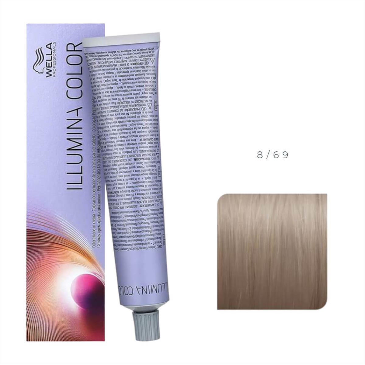 Wella Illumina Color Professional Hair Dye 8/69 - 60ml