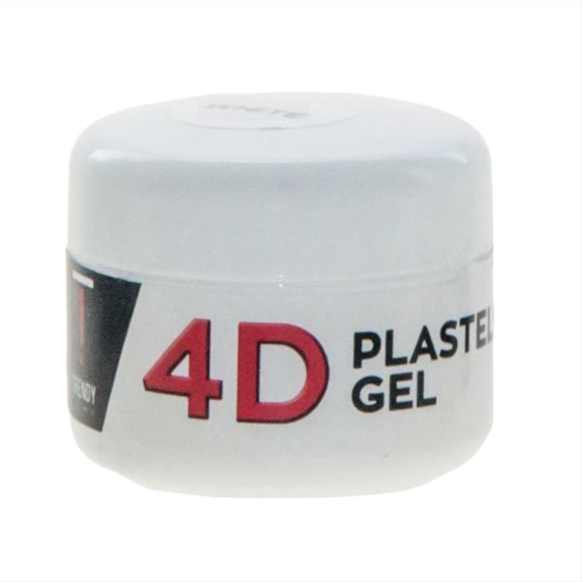 4D Plastelin Gel - White Trendy 5gr