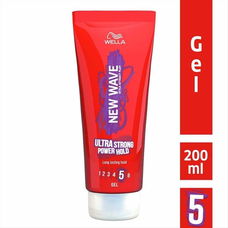 Wella New Wave Ultra Strong Power Hold 5 Gel - 200ml