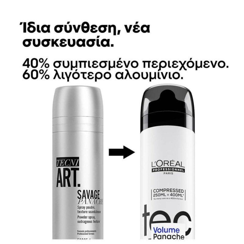 L'OREAL Professionnel Tecni Art Savage Panache Spray Powder Force 4 - 400ml