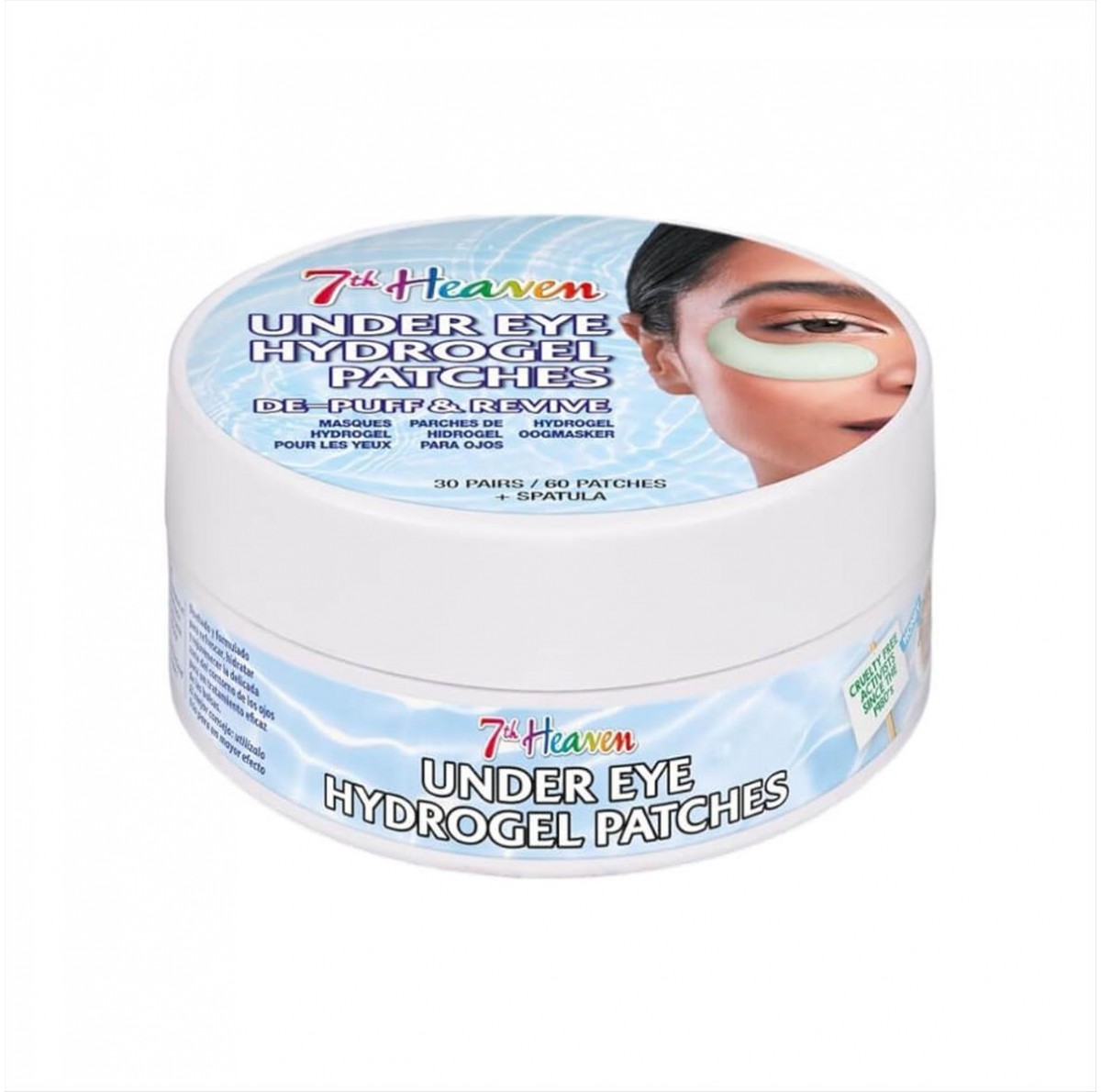 7th Heaven Under Eye Hydrogel Patches + Spatula 30 Ζεύγη