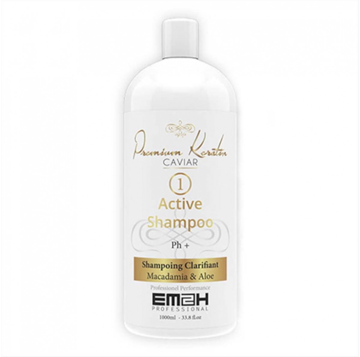 EM2H Premium Keratin Caviar Active Shampoo PH+ #1 1000ml