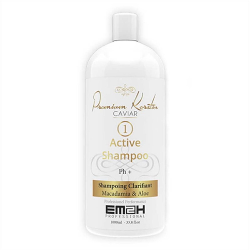 EM2H Premium Keratin Caviar Active Shampoo PH+ #1 1000ml