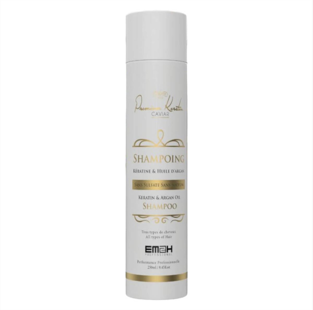 EM2H Premium Caviar Hydrating Shampoo Keratin & Argan Oil 250ml