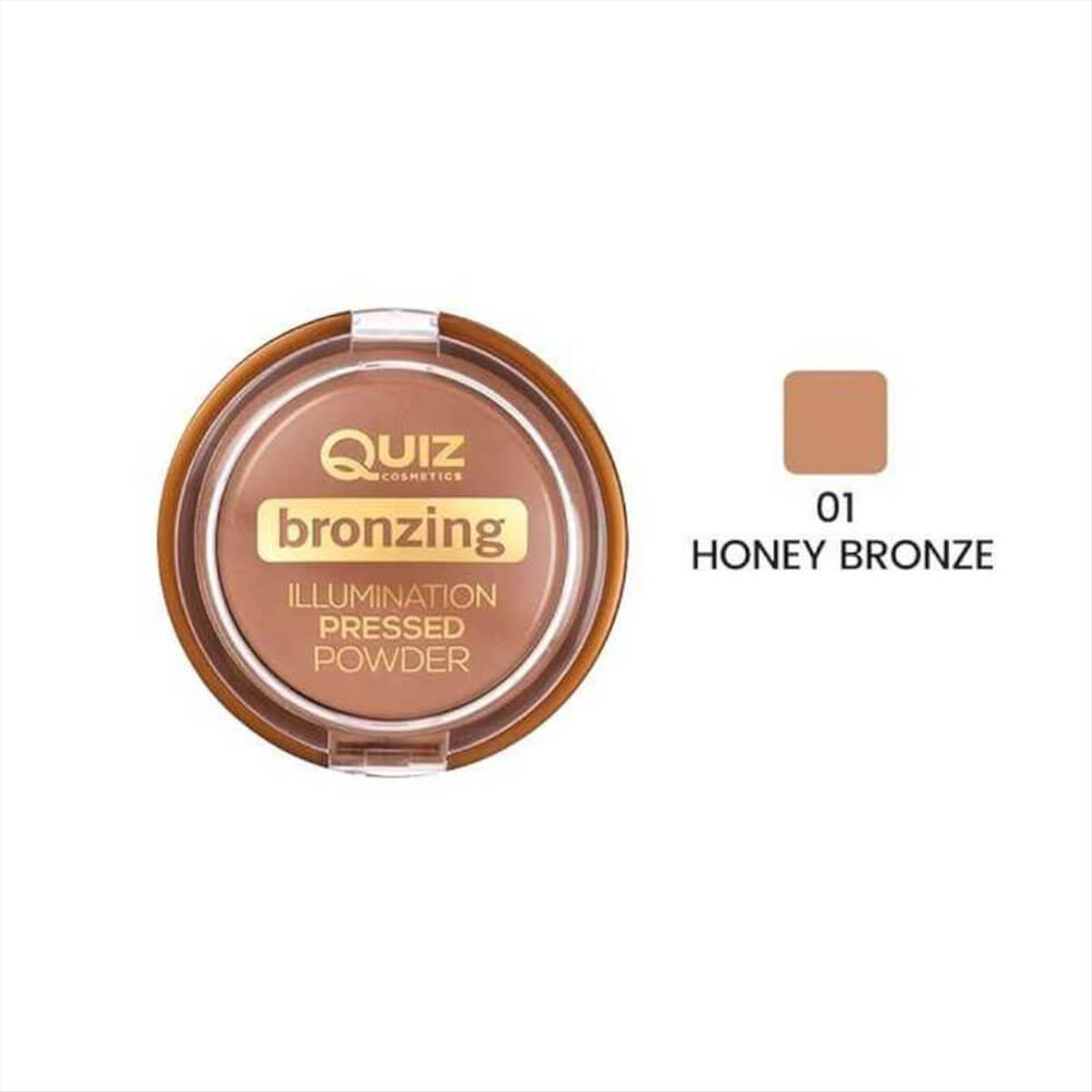 Quiz Bronzing Illumination Powder 01 Honey Bronze