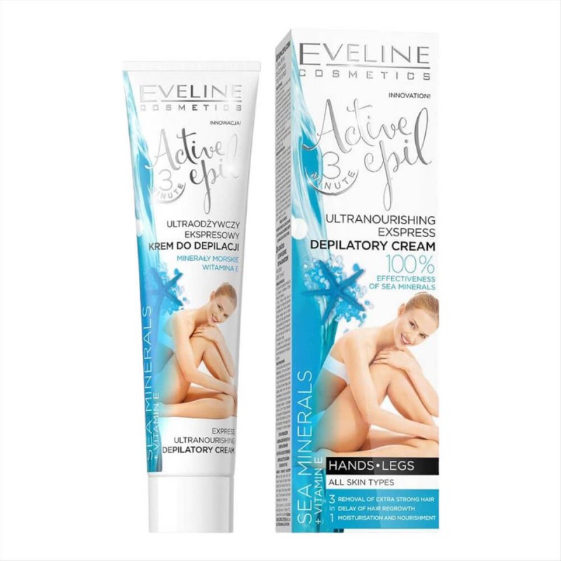 Eveline Active Epil Depilatory Cream Sea Minerals 125ml