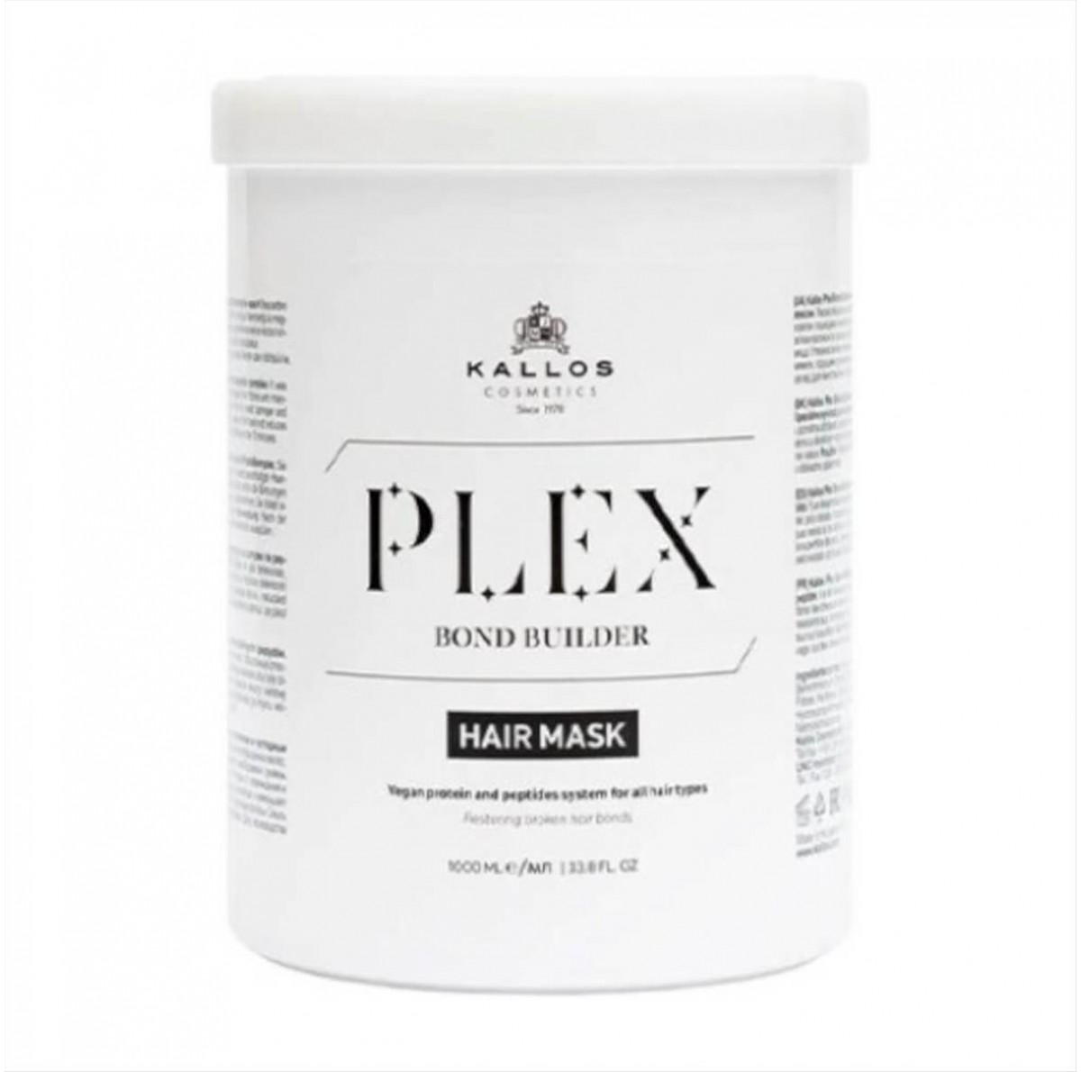 Kallos Plex hair mask 1000 ml