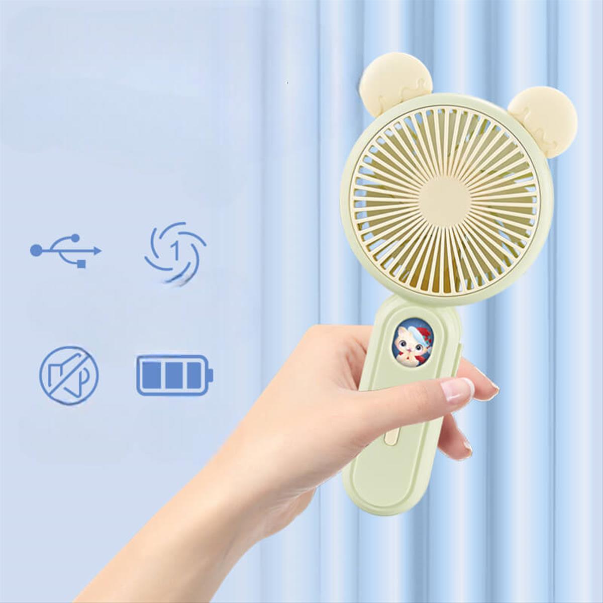 Ανεμιστήρας Χειρός Επαναφορτιζόμενος με USB Mini Fan