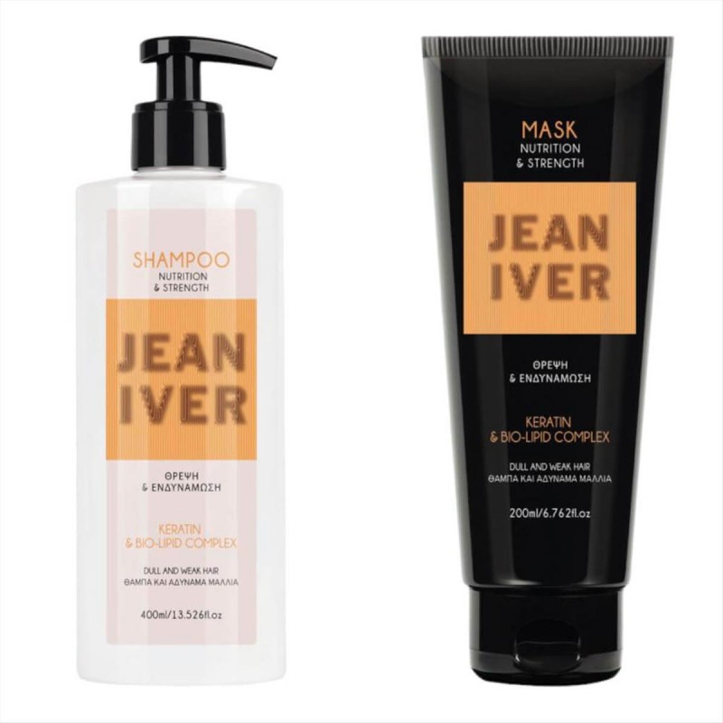 Jean Iver Θρέψη & Ενυδάτωση Σαμπουάν 300ml & Μάσκα 200ml