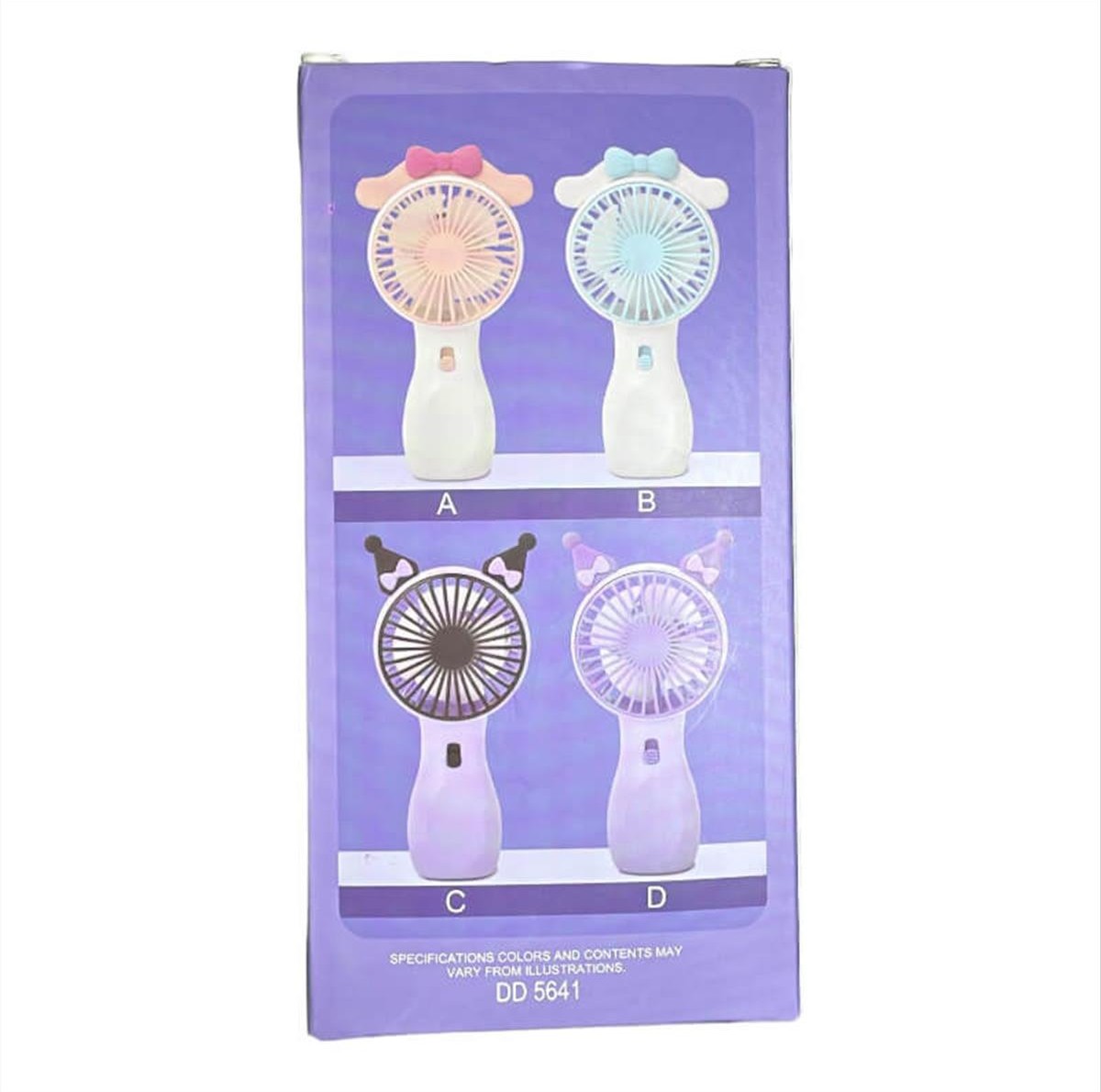 Handheld Fan Rechargeable with USB Mini Fan DD5641