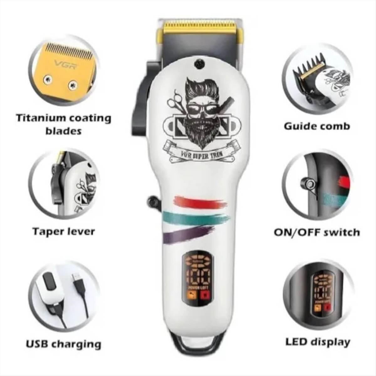 Hair Clipper VGR Barber V-699