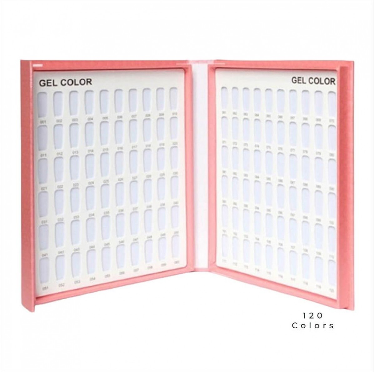 Color Book Card Nail 120 Colors