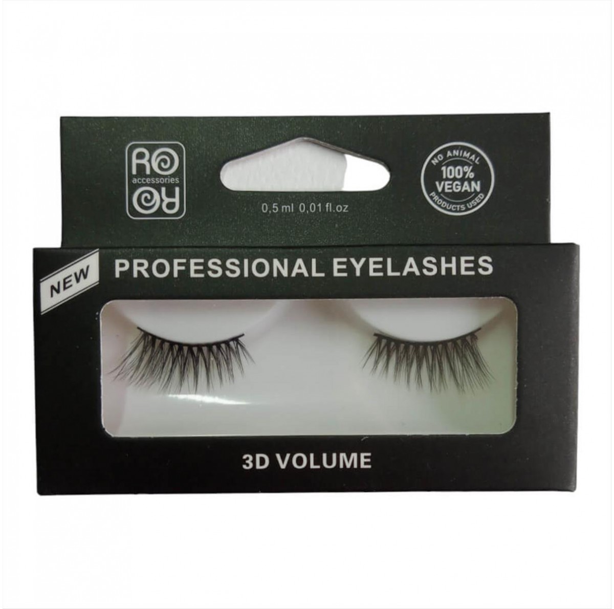 3D RORO eyelashes with glue EY185