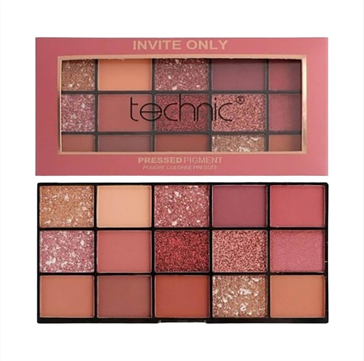 Technic Παλέτα Σκιών Pressed Pigment Invite Only