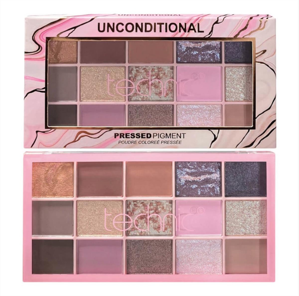 Technic Eyeshadow Palette Pressed Pigment Unconditional