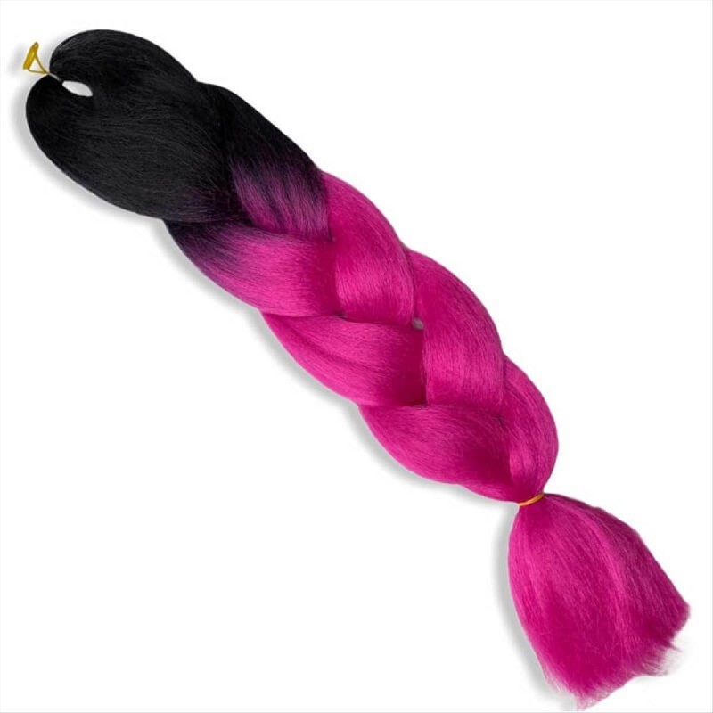 Μαλλιά για Ράστα  X-PRESSION Ombre Black-Fuchsia B4 -120cm