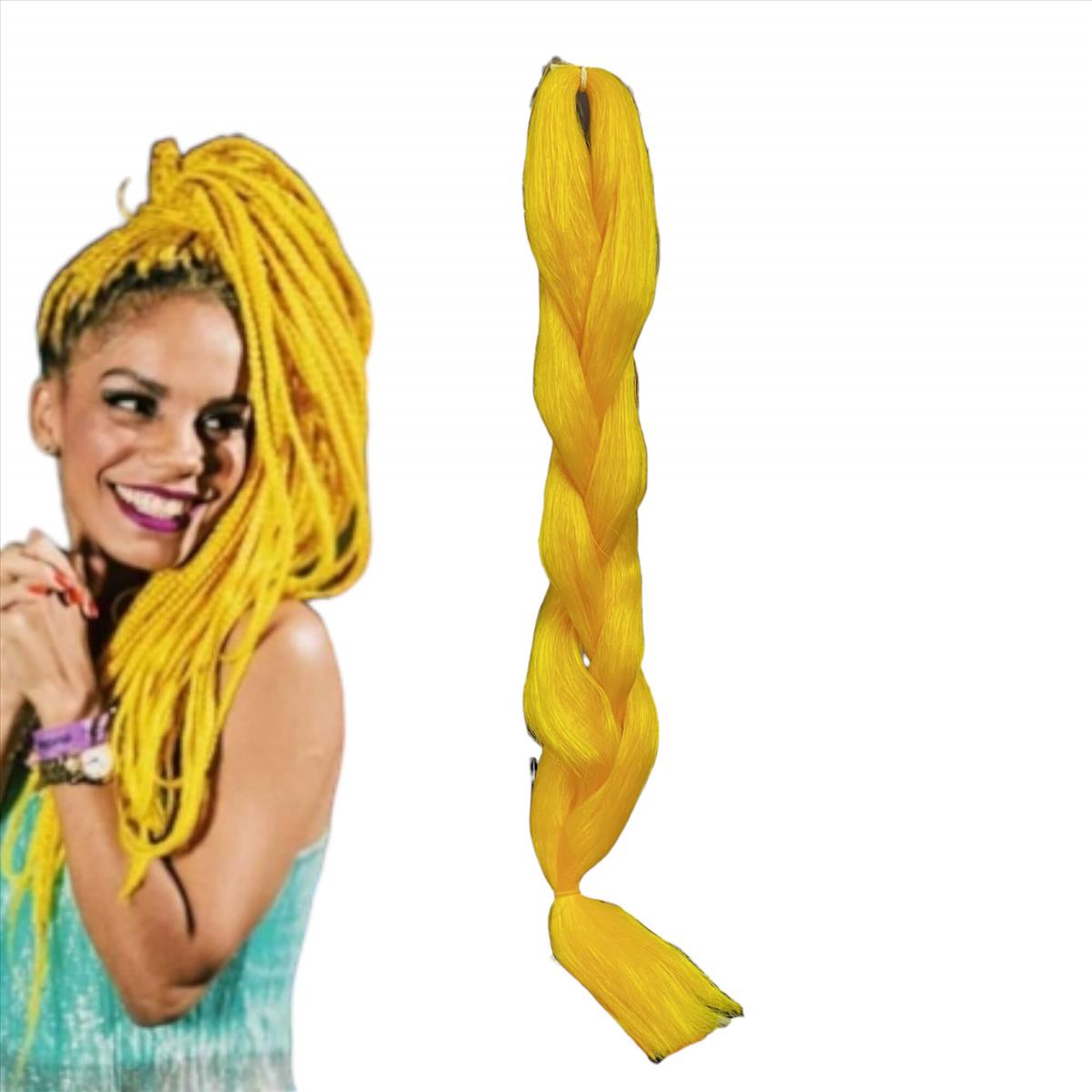 Μαλλιά για Ράστα Hair Xpress Jumbo Braid Yellow No67