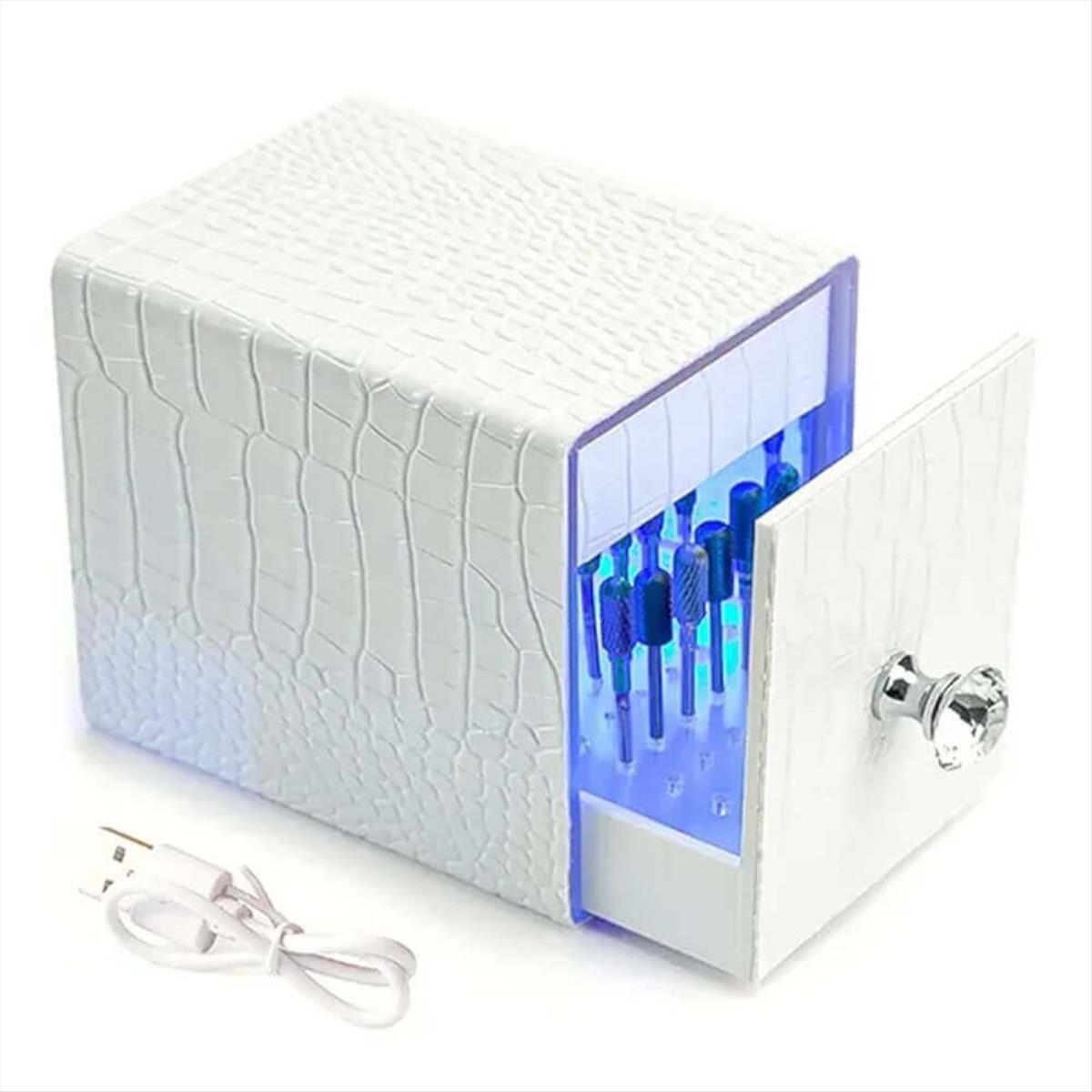 Nail drill sterilizer UV