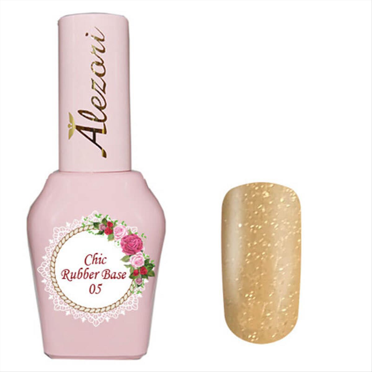 Alezori Chic Rubber Base 05 Soft Gold 15ml