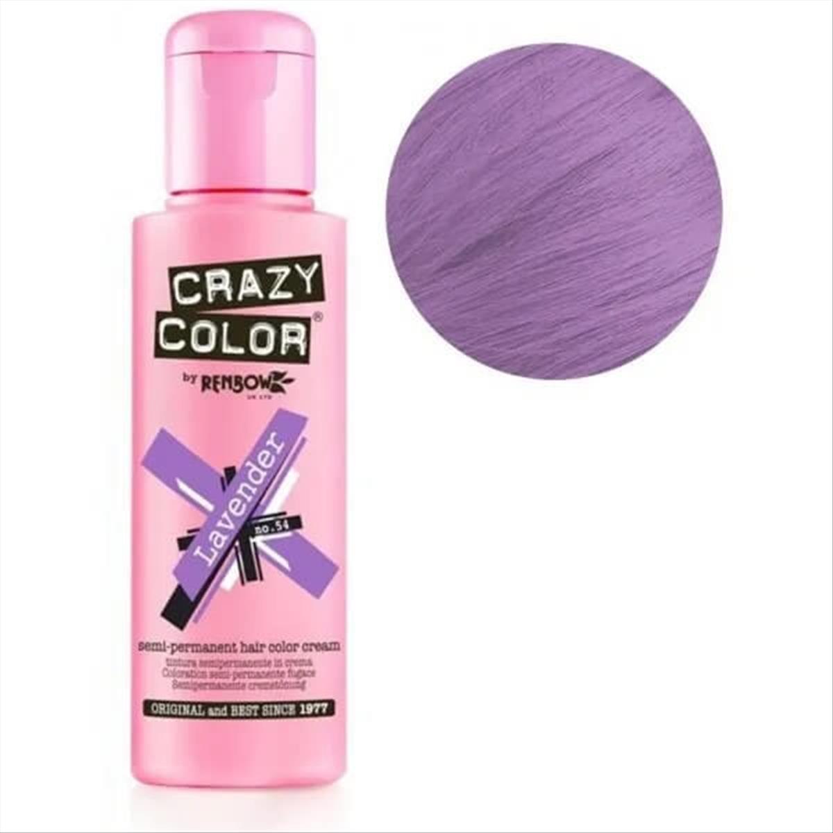 Semi-permanent Crazy Color 54 Lavender 100ml