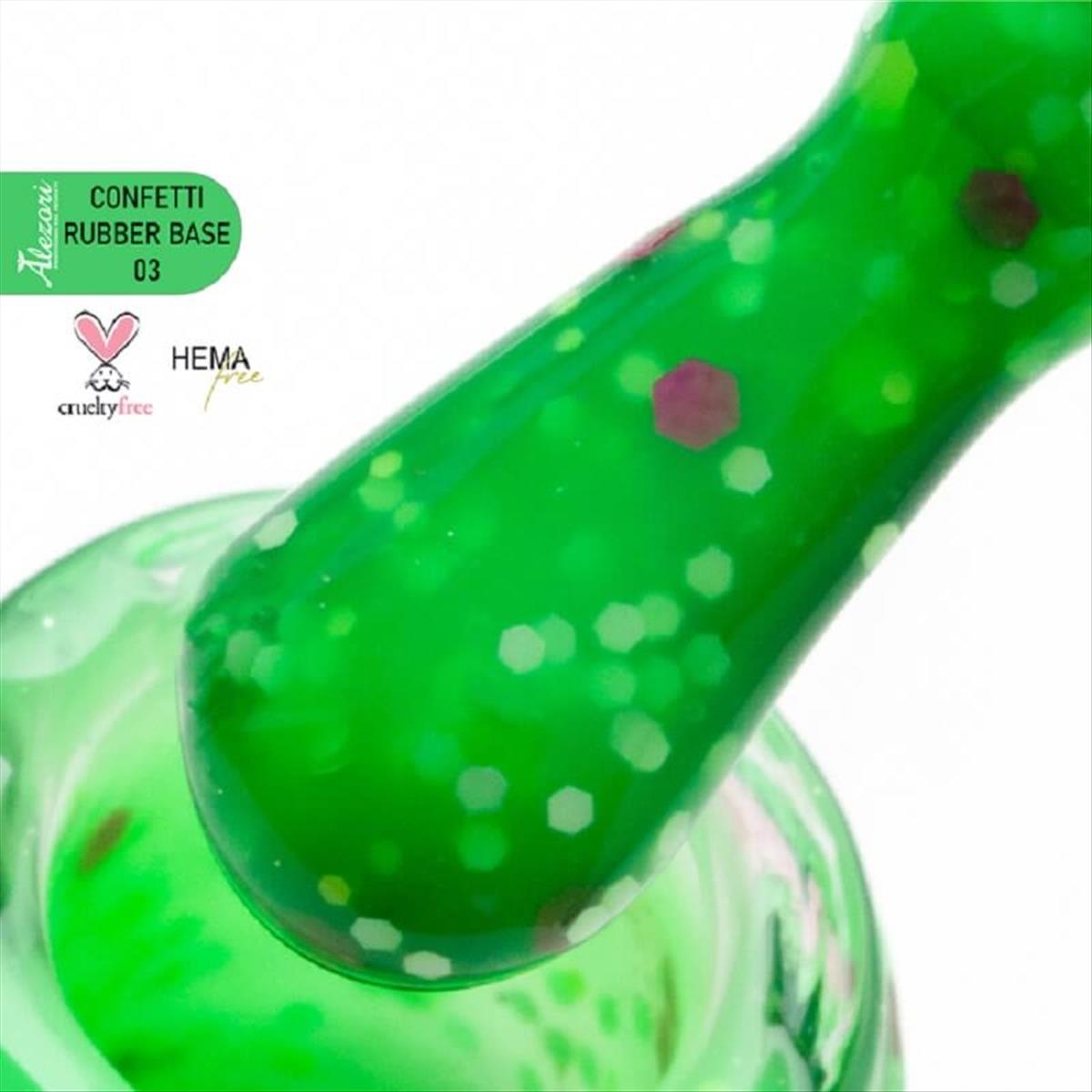 Alezori Confetti Rubber Base 03 15ml