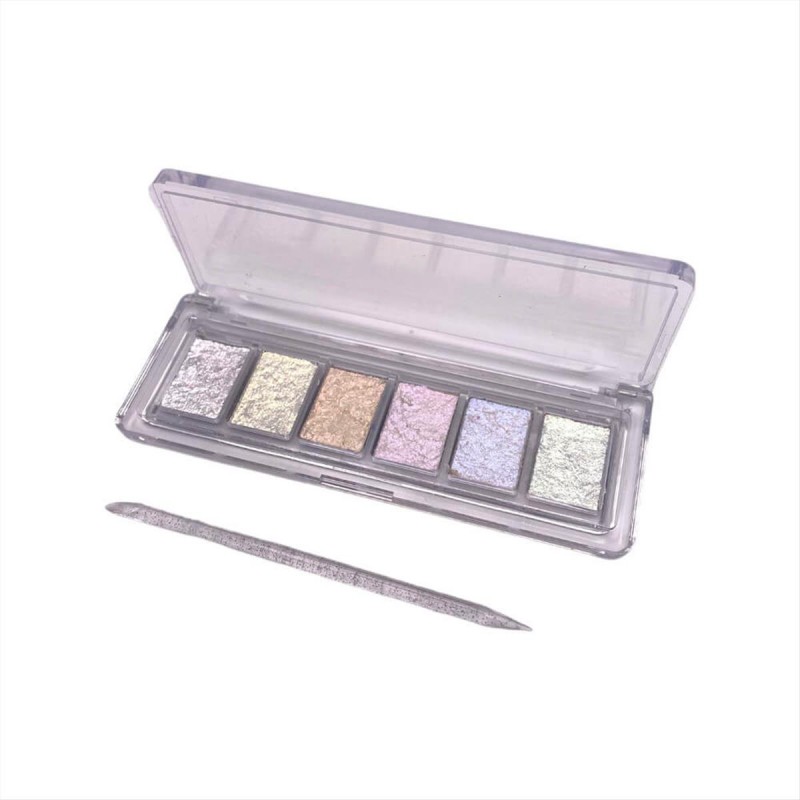 Mirror powder aurora palette 6 colors