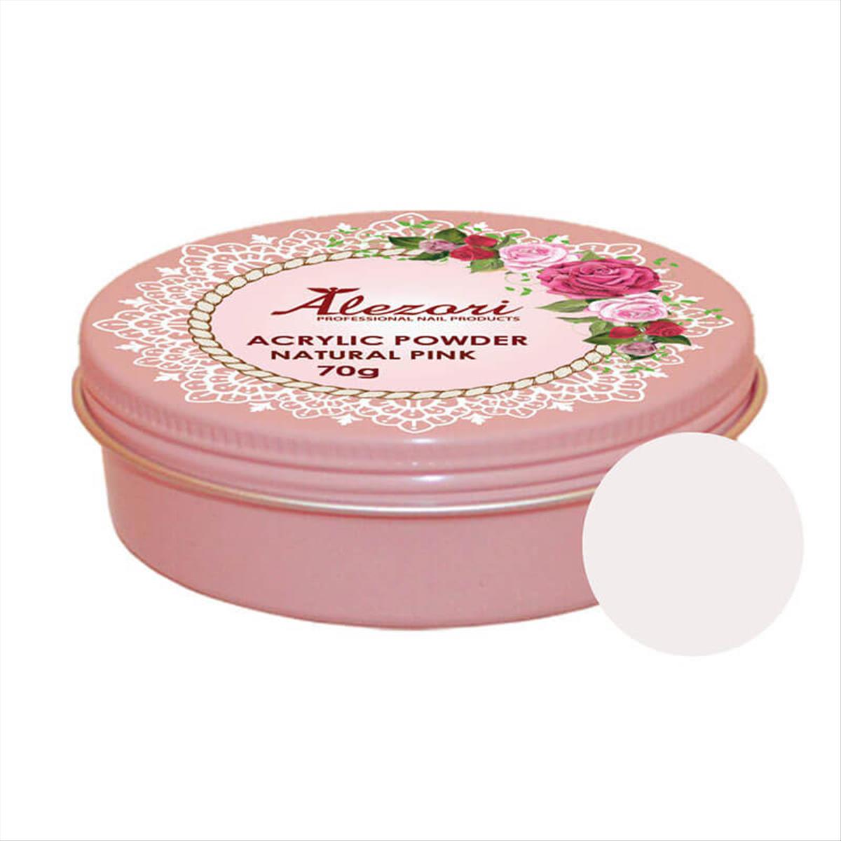 Alezori Acrylic Powder Natural Pink 70g