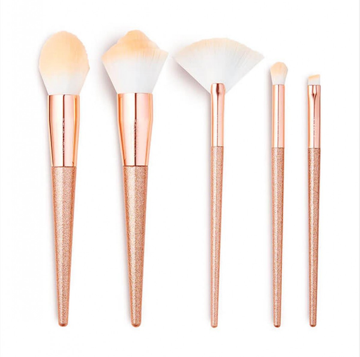 Σετ Πινέλα Μακιγιάζ  Revolution Precious Stone Brush Set Rose Quartz