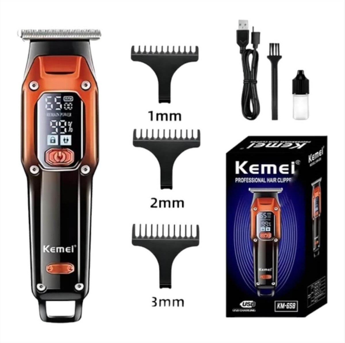 Hair Clipper - Trimmer Kemei KM-658