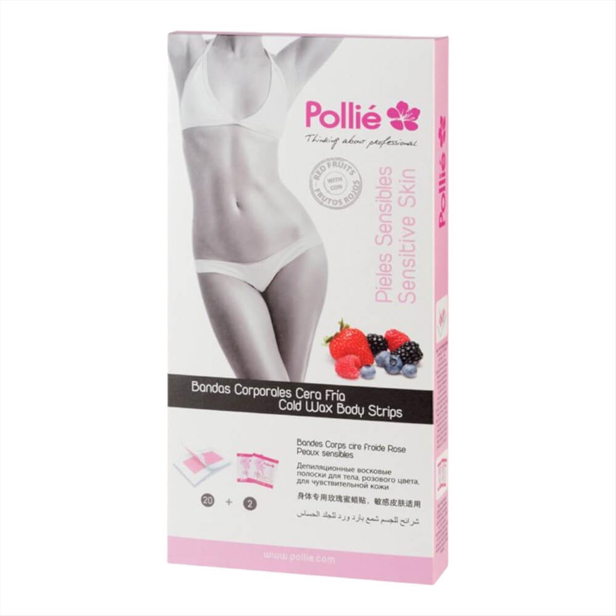 Pollie depilatory body strips 20pcs