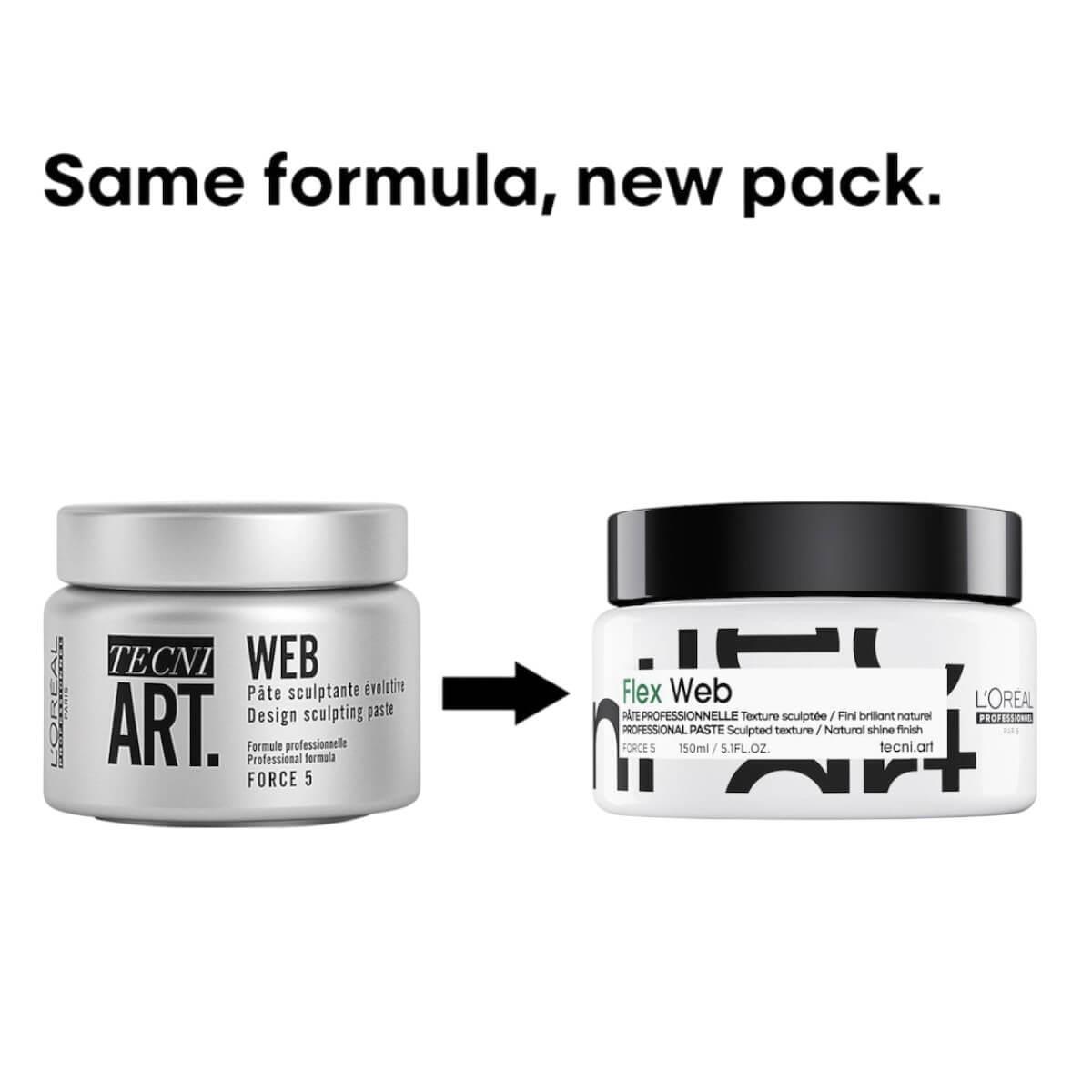 Πηλός Μαλλιών L΄OREAL Tecni Art Web 150 ml