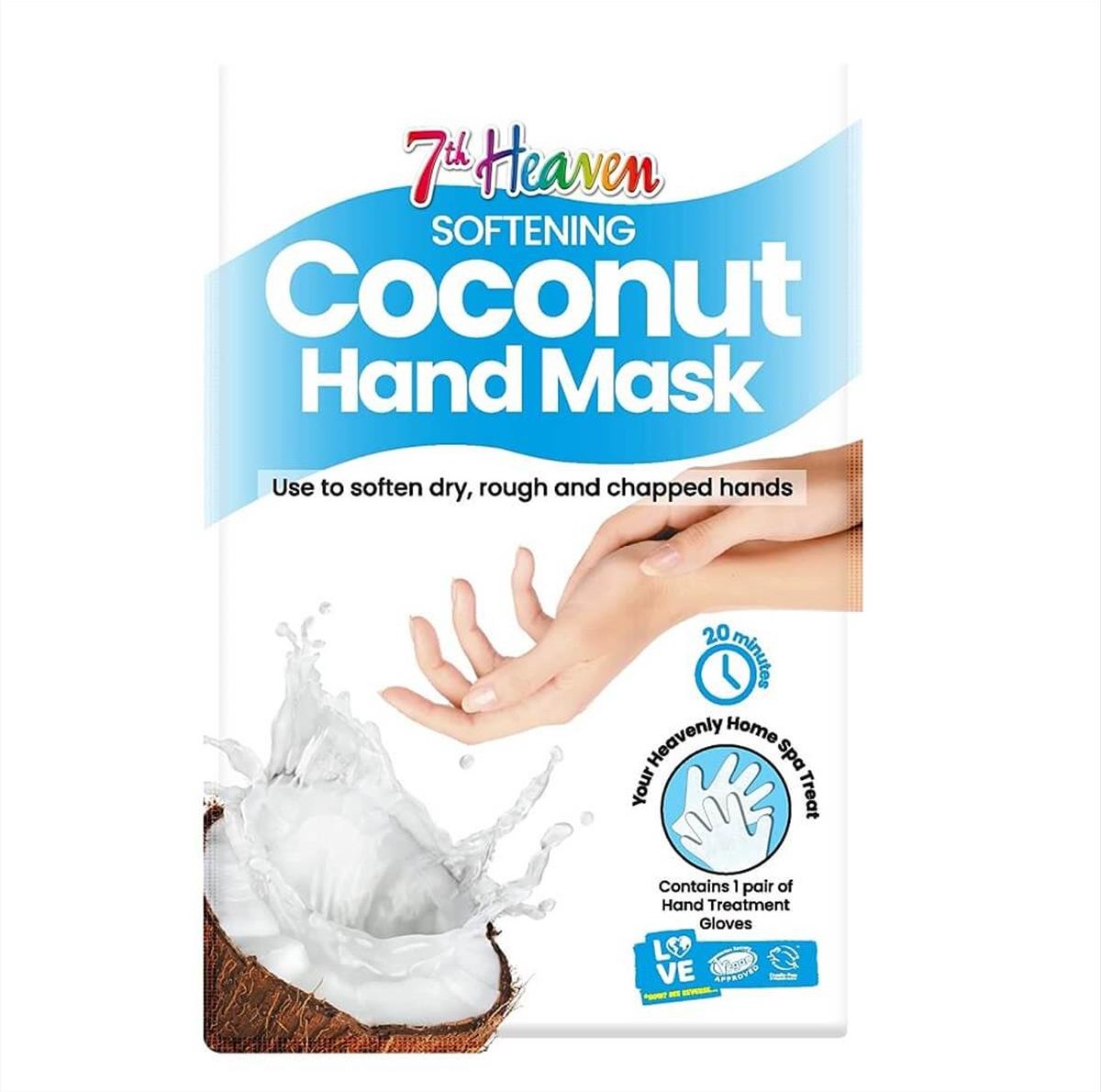 Hand Mask Coconut 7th Heaven 8ml