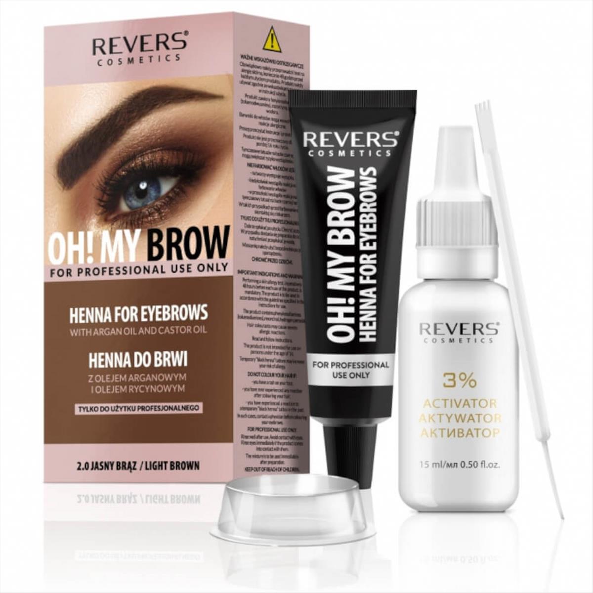 Eyebrow tint henna light brown Revers