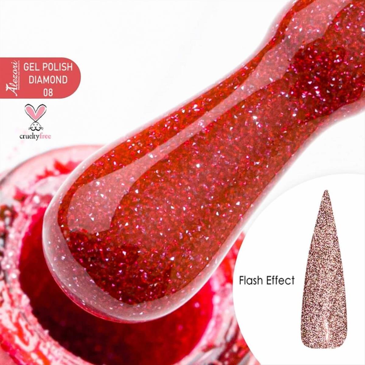 Alezori Gel Polish Diamond D08 15ml