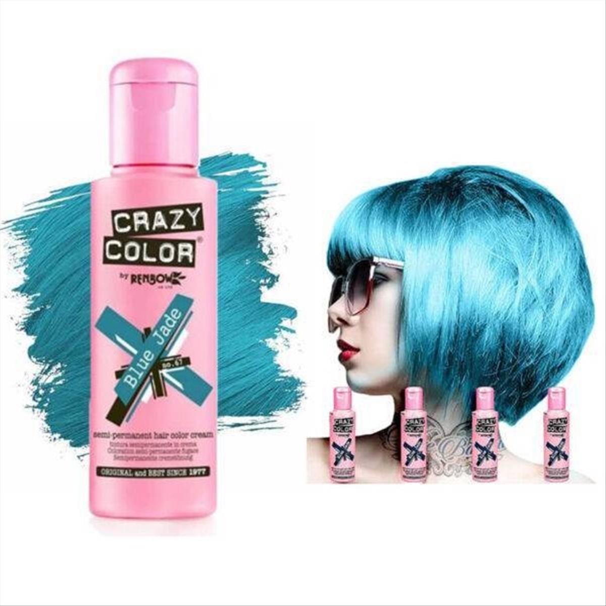 Semi-permanent Crazy Color 67 Blue Jade 100ml