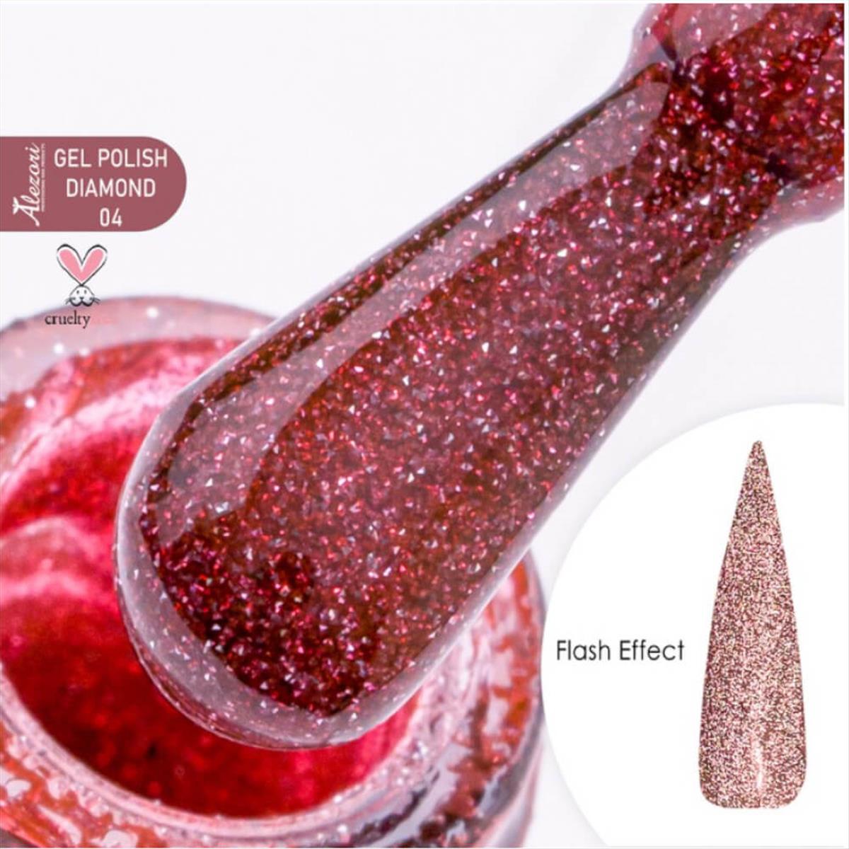 Alezori Ημιμόνιμο Βερνίκι Gel Polish Diamond D04 15ml