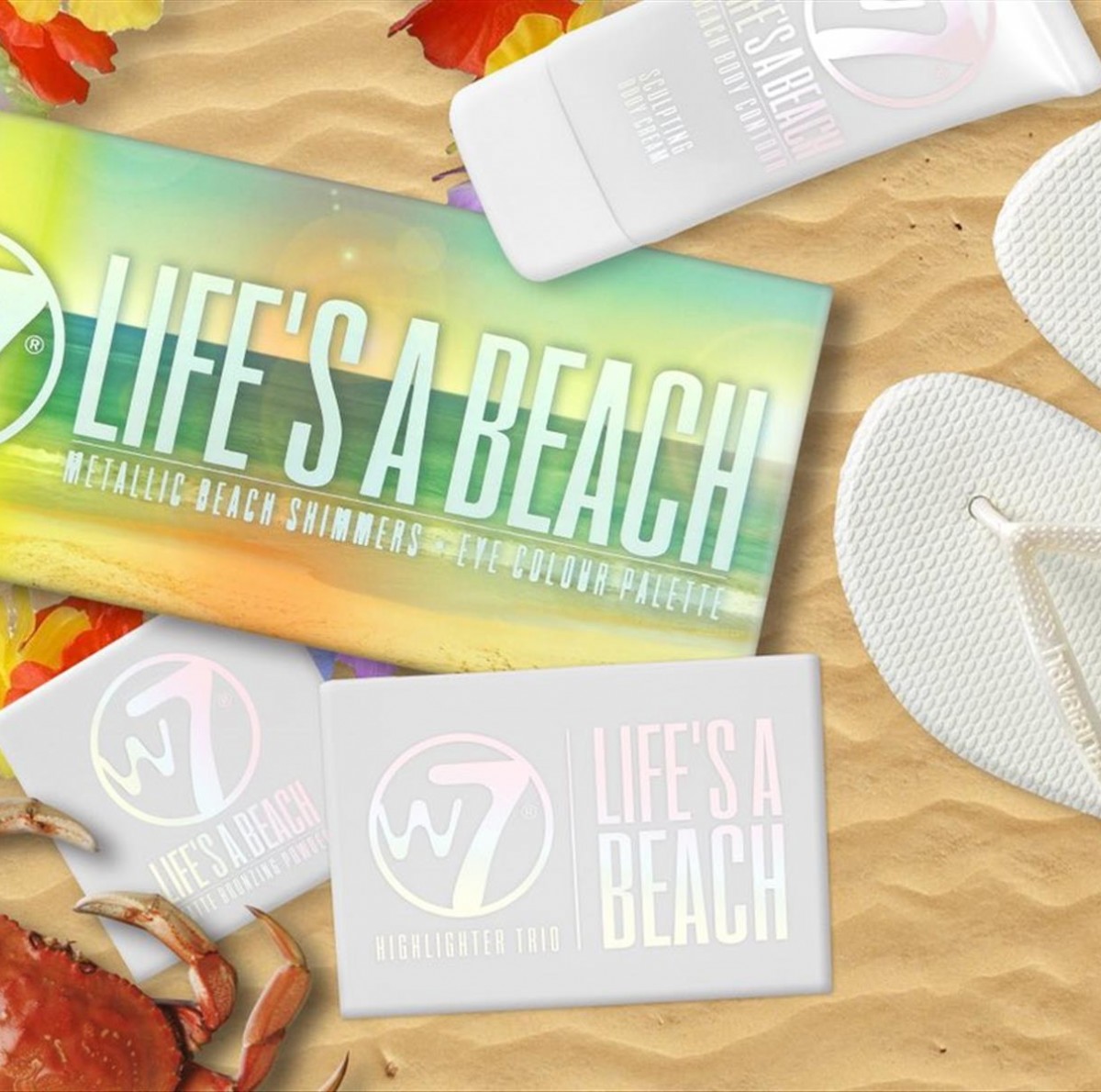 W7 Life΄s A Beach Metallic Beach Shimmers Eye Colour Palette