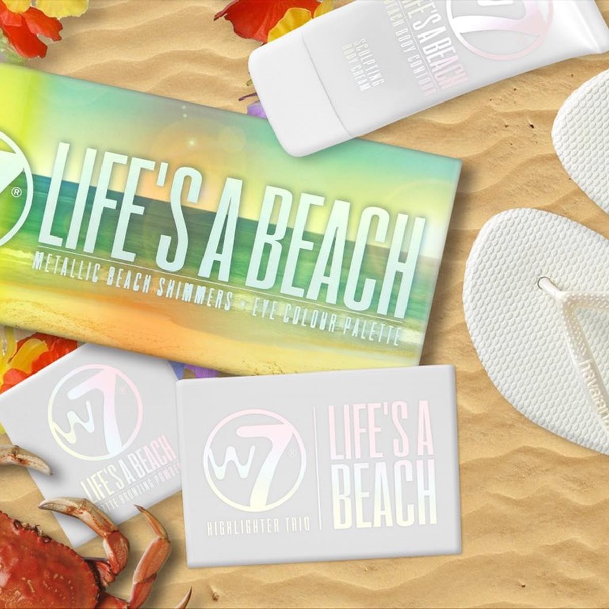 W7 Life΄s A Beach Metallic Beach Shimmers Eye Colour Palette