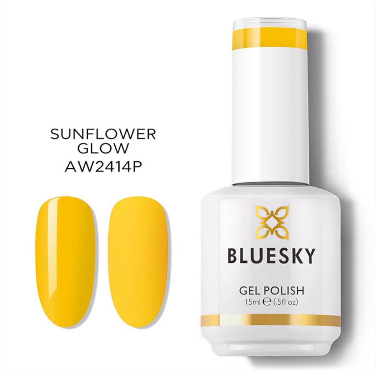 Bluesky Uv Gel Polish Polish Sunflower Glow AW2414P 15ml Bluesky Uv Gel Polish Polish Sunflower Glow AW2414P 15ml