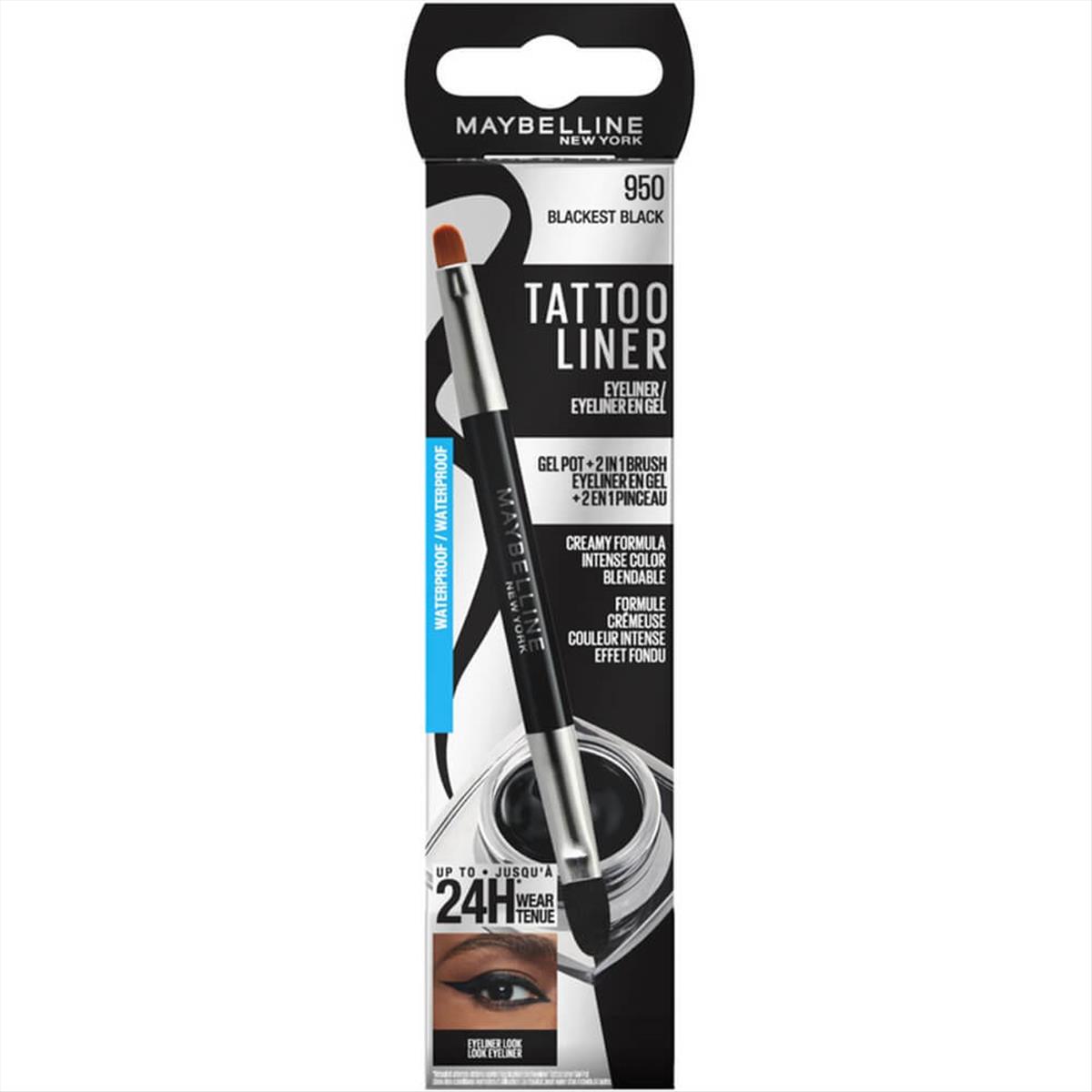 Maybelline Tattoo Liner Eyeliner Gel Pot - Black