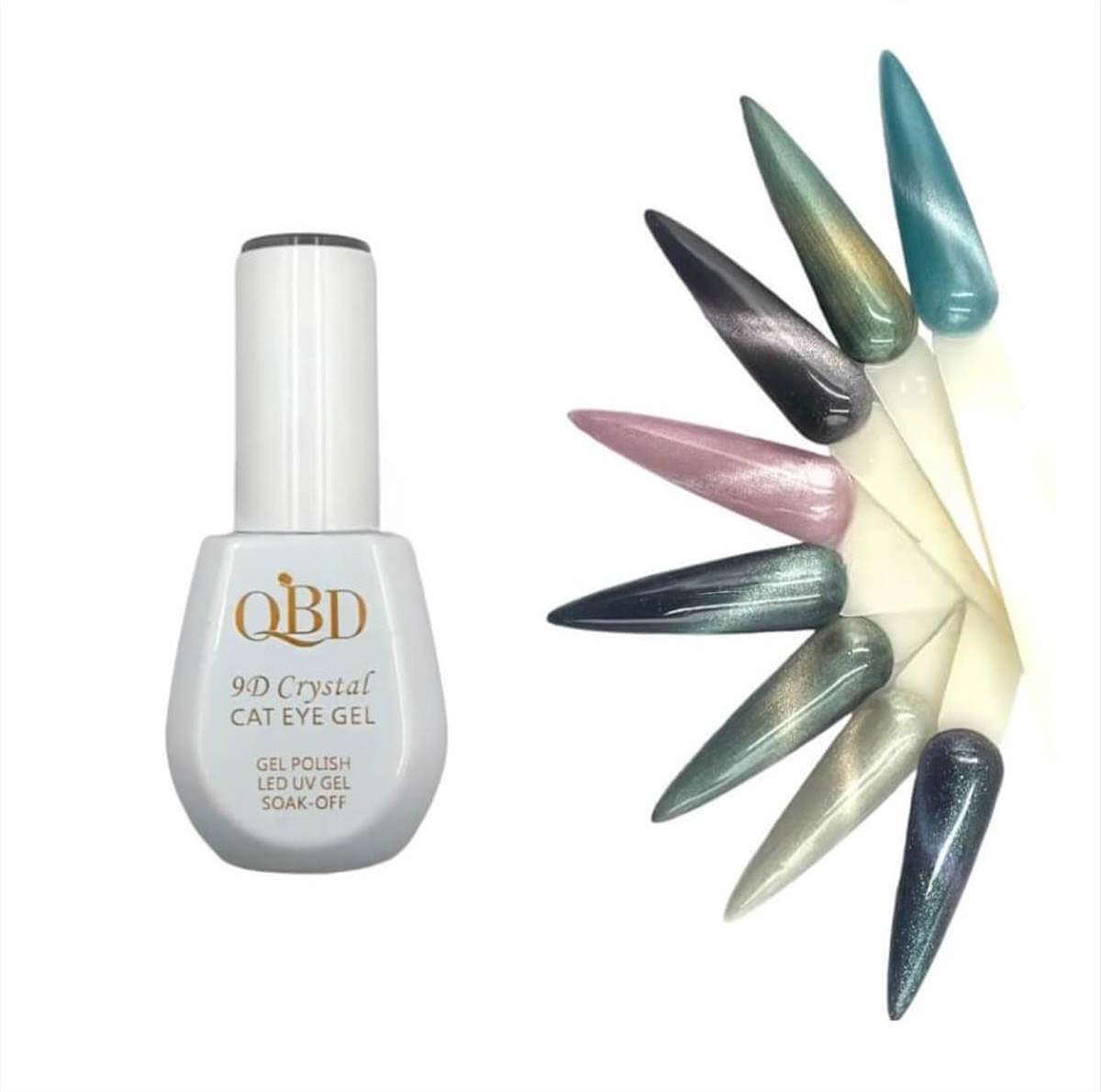 QBD 9D Crystal Cat Eye Gel Polish 15ml