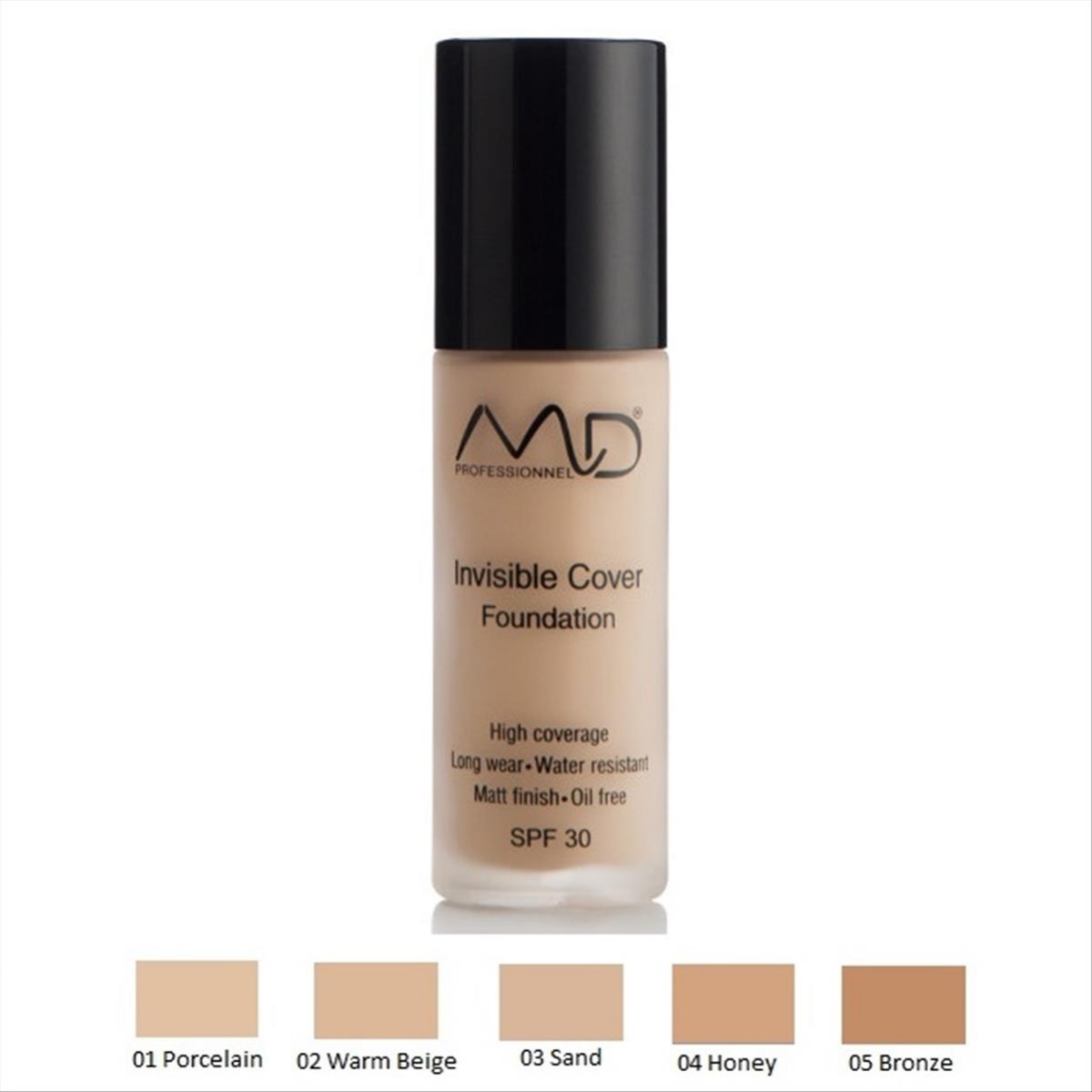 MD Professionnel Invisible Cover Foundation SPF30 30ml