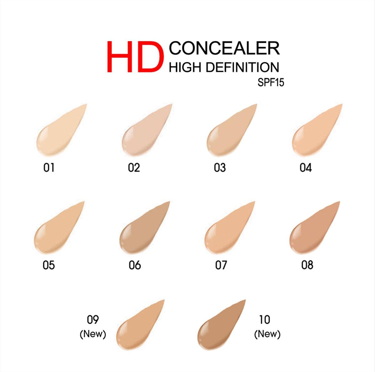 Golden Rose HD Concealer spf15 3ml