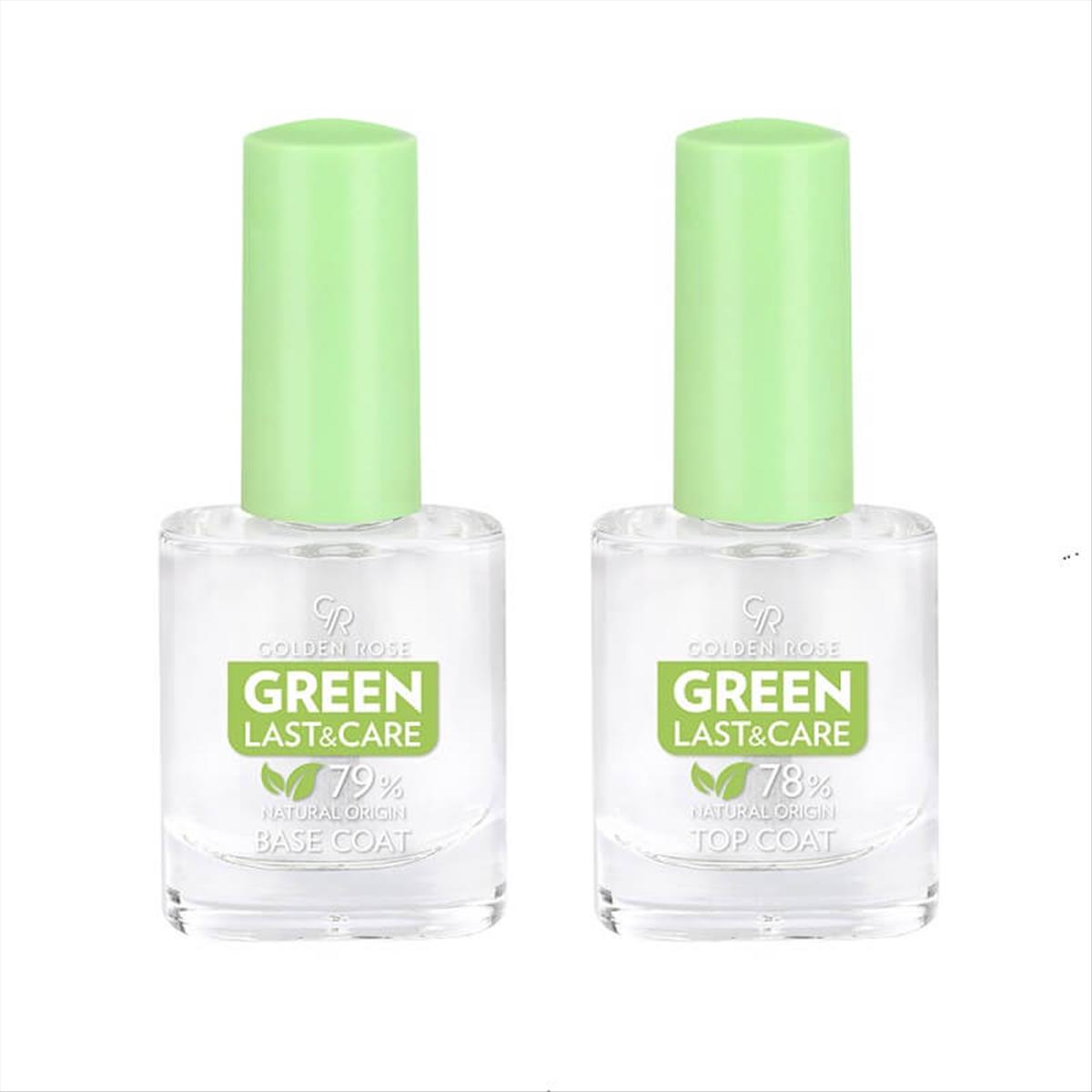 Nail Polish Golden Rose Green Last & Care Natural Origin - 10.2ml