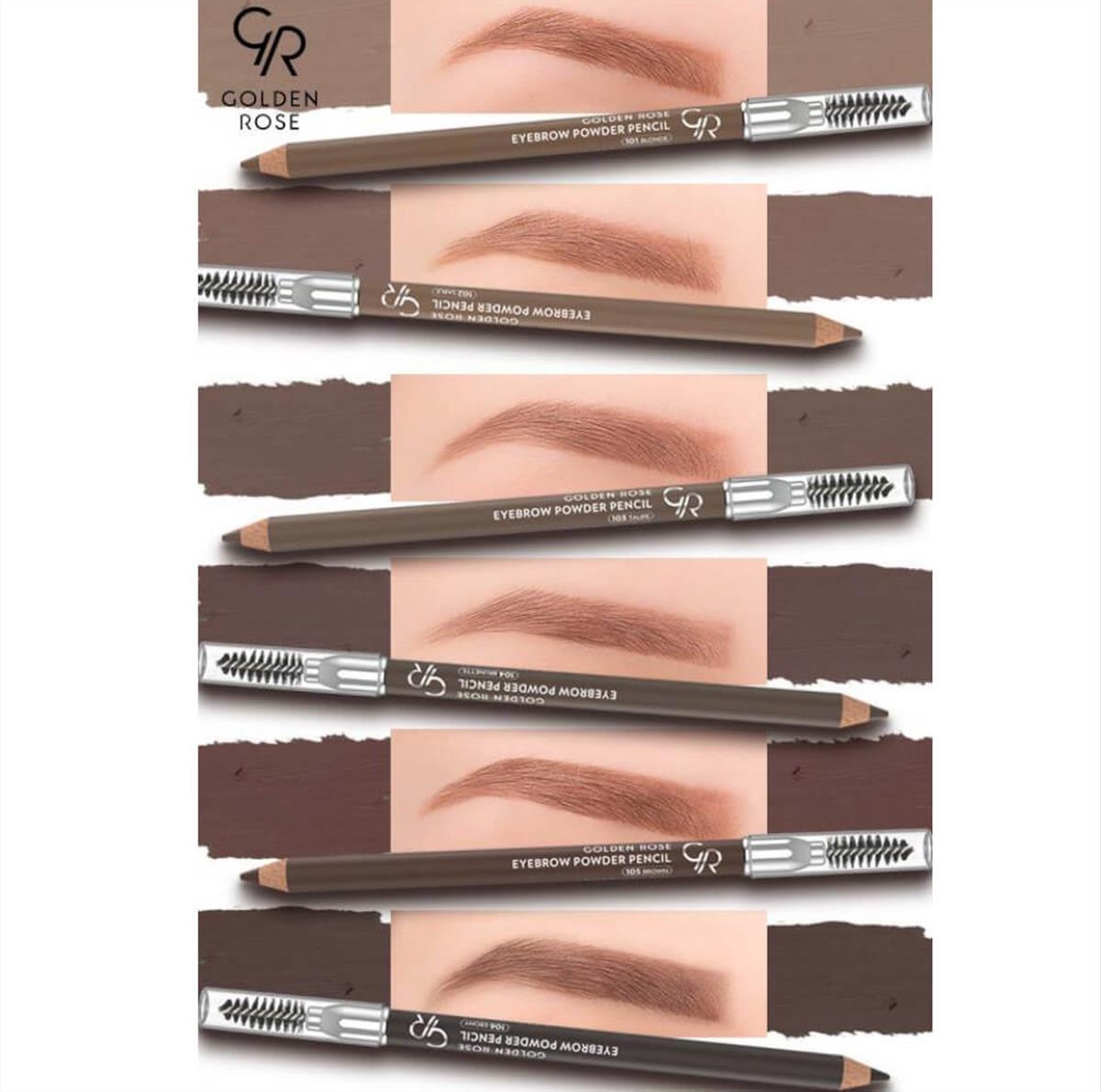 Golden Rose Eyebrow Powder Pencil