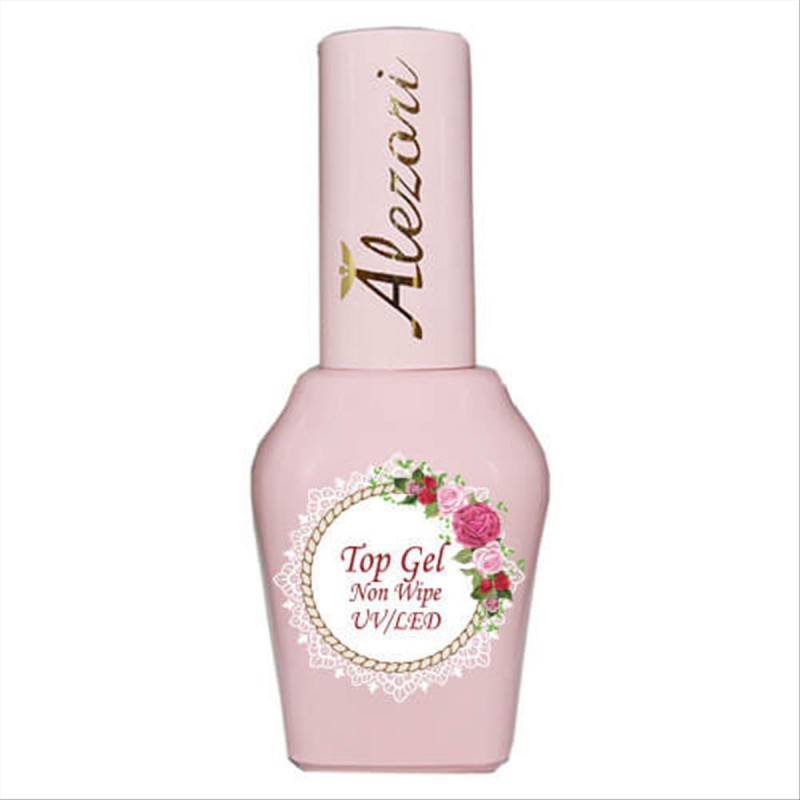 Alezori Ημιμόνιμο Βερνίκι Top Coat Non Wipe Uv/Led 15ml