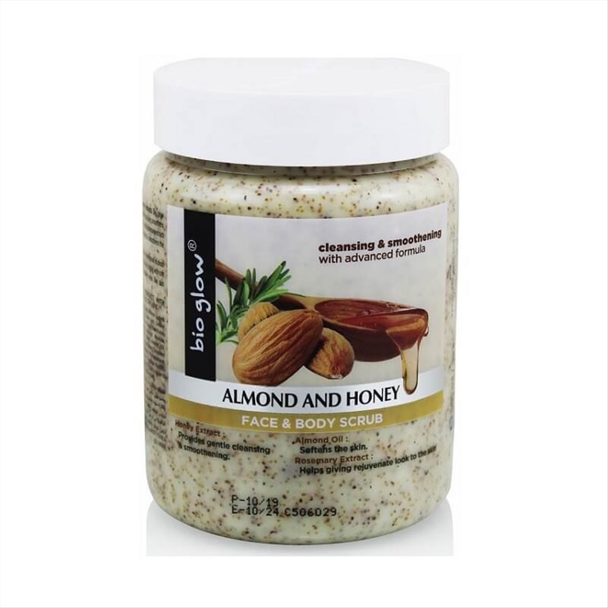 Bio Glow Face And Body Scrub Almond & Honey 500ml