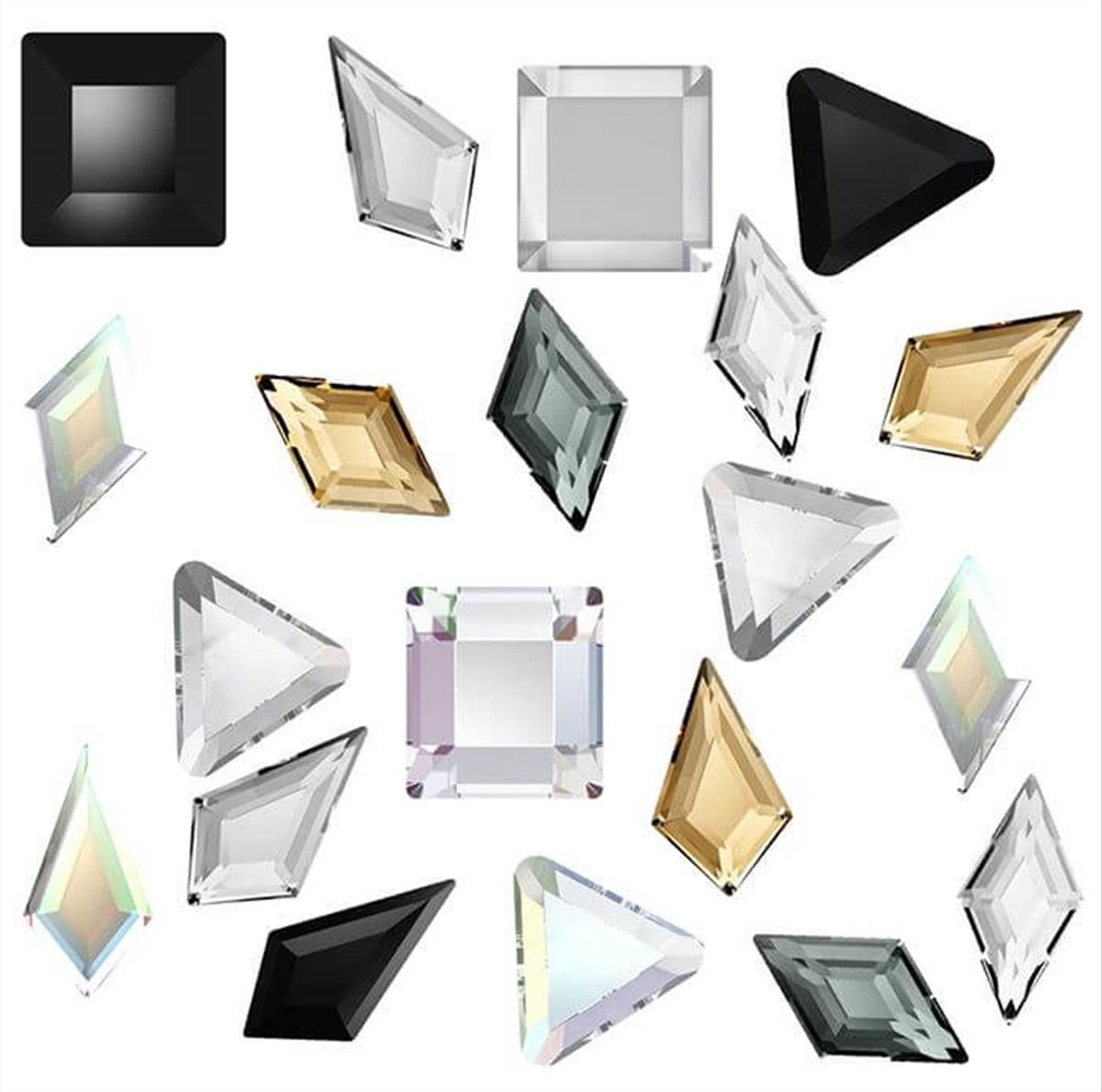 Swarovski Στρας Geometric Flat Backs 20pcs