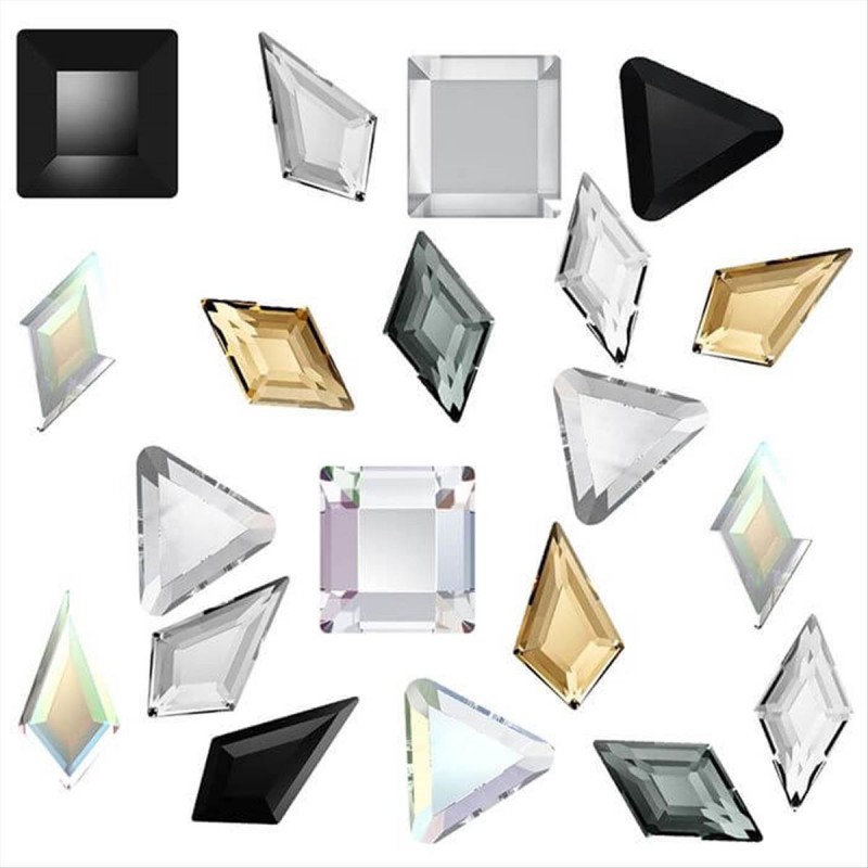 Swarovski Geometric Flat Backs 20pcs