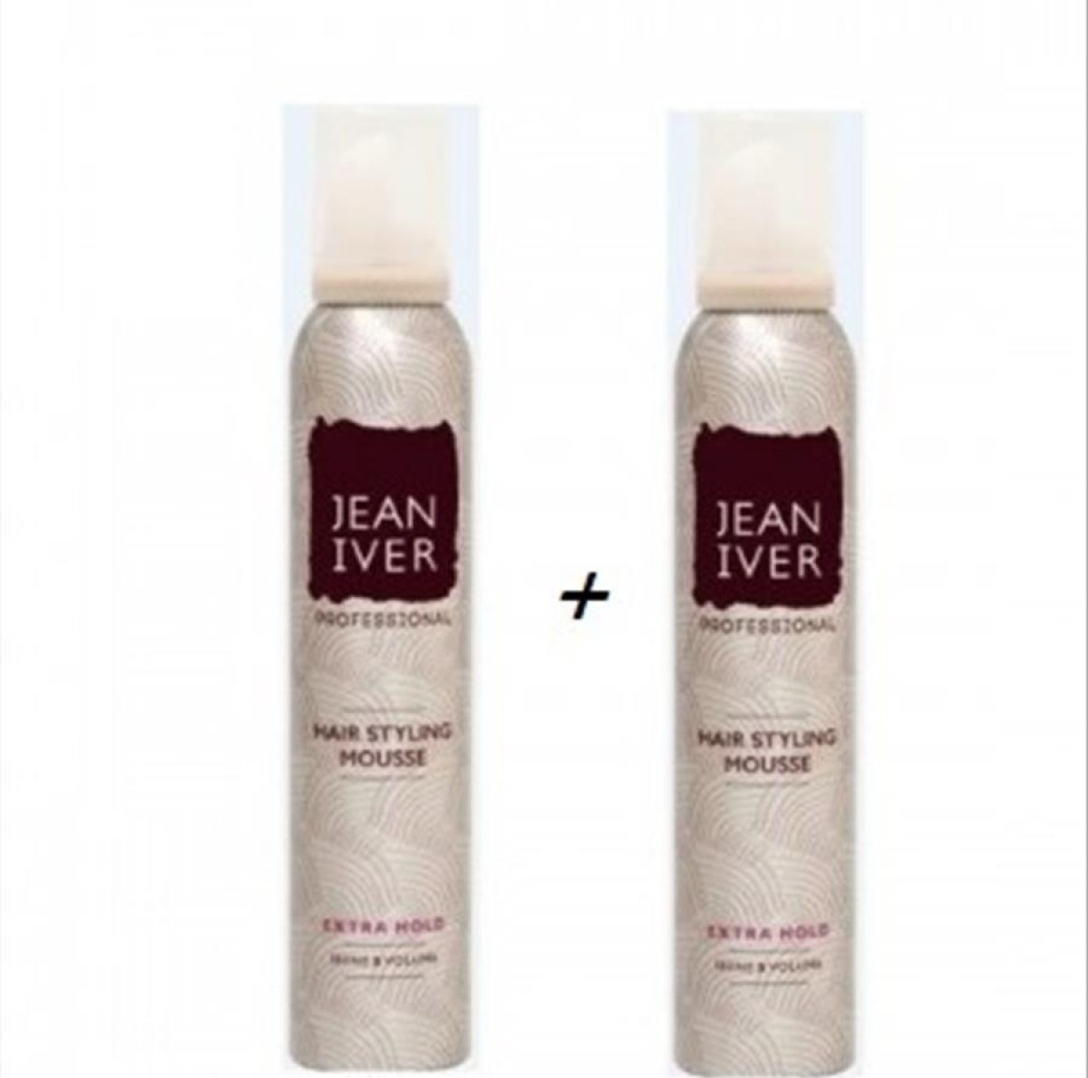 Jean Iver Styling Mousse Extra Hold 1+1 FREE